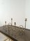 Mid-Century Modern Brass Candleholders in the style of Josef Frank, 1950s, Set of 2 3