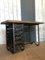 Industrial Tubular Metal and Pine Workbench 2