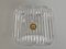 Quattro Glass Ashtray from Villeroy & Boch, 1960s, Set of 2 2
