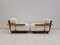Canapé Modulable Pianura en Tissu Blanc par Mario Bellini pour Cassina, 1970s, Set de 2 8