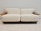 Canapé Modulable Pianura en Tissu Blanc par Mario Bellini pour Cassina, 1970s, Set de 2 2