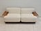 Canapé Modulable Pianura en Tissu Blanc par Mario Bellini pour Cassina, 1970s, Set de 2 3