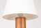 Lámpara de mesa de palisandro de Uno & Östen Kristiansson para Luxus, años 60, Imagen 5