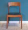 Vintage Danish Teak Chair with Curved Backrest, 1960s, Imagen 2