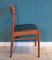 Vintage Danish Teak Chair with Curved Backrest, 1960s 3