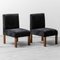 Black Velvet Chairs, 1970s, Set of 4, Image 4