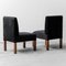 Black Velvet Chairs, 1970s, Set of 4, Image 3
