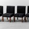 Black Velvet Chairs, 1970s, Set of 4, Image 2