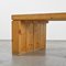 Große Holzbank von Les Arcs von Charlotte Perriand, 1985 9