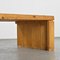 Große Holzbank von Les Arcs von Charlotte Perriand, 1985 4