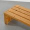 Große Holzbank von Les Arcs von Charlotte Perriand, 1985 8
