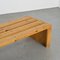 Große Holzbank von Les Arcs von Charlotte Perriand, 1985 7