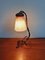 Tischlampe aus Schmiedeeisen & Glaspaste von Schneider, 1920er 4