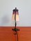 Tischlampe aus Schmiedeeisen & Glaspaste von Schneider, 1920er 17