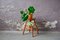 Vintage Pine Farm Stool, Image 1