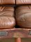 Scandinavian Three-Seater Sofa in Rosewood and Brown Leather attributed to Sven Ellekaer for Coja, 1960s, Image 11