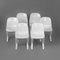 White Kangaroo Chairs by Ernst Moeckl for Horn, 1960s, Set of 6, Image 3