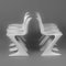 White Kangaroo Chairs by Ernst Moeckl for Horn, 1960s, Set of 6, Image 4