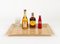 Mid-Century Serviertablett aus Acrylglas, Rattan & Messing im Stil von Christian Dior, Italien, 1970er 8