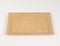 Mid-Century Serviertablett aus Acrylglas, Rattan & Messing im Stil von Christian Dior, Italien, 1970er 3