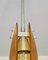 Small Mid-Century Drop Pendant Light in Amber Murano Glass attributed to Max Ingrand, 1960s 9