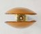 Small Mid-Century Drop Pendant Light in Amber Murano Glass attributed to Max Ingrand, 1960s 6