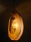 Small Mid-Century Drop Pendant Light in Amber Murano Glass attributed to Max Ingrand, 1960s 10