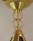 Art Nouveau Viennese Pendant Lamp with Uranium Vaseline Glass Shade, Austria, 1920s, Image 4