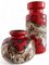 West German Fat Lava Decor Ceramic Vases from Scheurich Keramik, 1960s, Set of 2 1