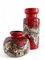 West German Fat Lava Decor Ceramic Vases from Scheurich Keramik, 1960s, Set of 2 5