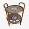 Mid-Century Italian Modern Bamboo Drinks Trolley 1