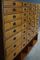 Large French Beech Apothecary Cabinet, 1950s 6