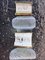 Brass and Glass Wall Lights by Fischer Leuchten, 1970s, Set of 2 3