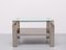 Table Basse Carrée Mid-Century en Chrome et Verre de Belgo Chrome, 1970s 5