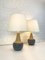 Lampade da tavolo grandi in ceramica di Einar Johansen per Soholm, Scandinavia, anni '60, set di 2, Immagine 3