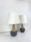 Lampade da tavolo grandi in ceramica di Einar Johansen per Soholm, Scandinavia, anni '60, set di 2, Immagine 5
