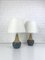 Lampade da tavolo grandi in ceramica di Einar Johansen per Soholm, Scandinavia, anni '60, set di 2, Immagine 1