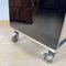 Carrello bar Art Deco, laccato nero, mogano, cromato, Francia 1930, Immagine 19