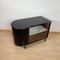 Carrello bar Art Deco, laccato nero, mogano, cromato, Francia 1930, Immagine 14