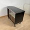 Carrello bar Art Deco, laccato nero, mogano, cromato, Francia 1930, Immagine 13