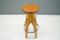 Solid Wooden Stools, 1960s, Set of 5, Image 21