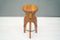 Solid Wooden Stools, 1960s, Set of 5 11