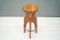 Solid Wooden Stools, 1960s, Set of 5, Image 11