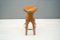 Solid Wooden Stools, 1960s, Set of 5, Image 5
