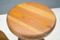 Solid Wooden Stools, 1960s, Set of 5, Image 15