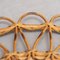Mid-Century Modern Mirror Bamboo Rattan Handcrafted, 1960s, Image 9