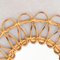 Mid-Century Modern Mirror Bamboo Rattan Handcrafted, 1960s, Image 5