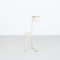 Mid-Century Modern French White Metal Plant Stand in the style of Mathieu Matégot, 1950s, Image 2