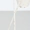 Mid-Century Modern French White Metal Plant Stand in the style of Mathieu Matégot, 1950s, Image 10
