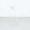 Mid-Century Modern French White Metal Plant Stand in the style of Mathieu Matégot, 1950s, Image 4